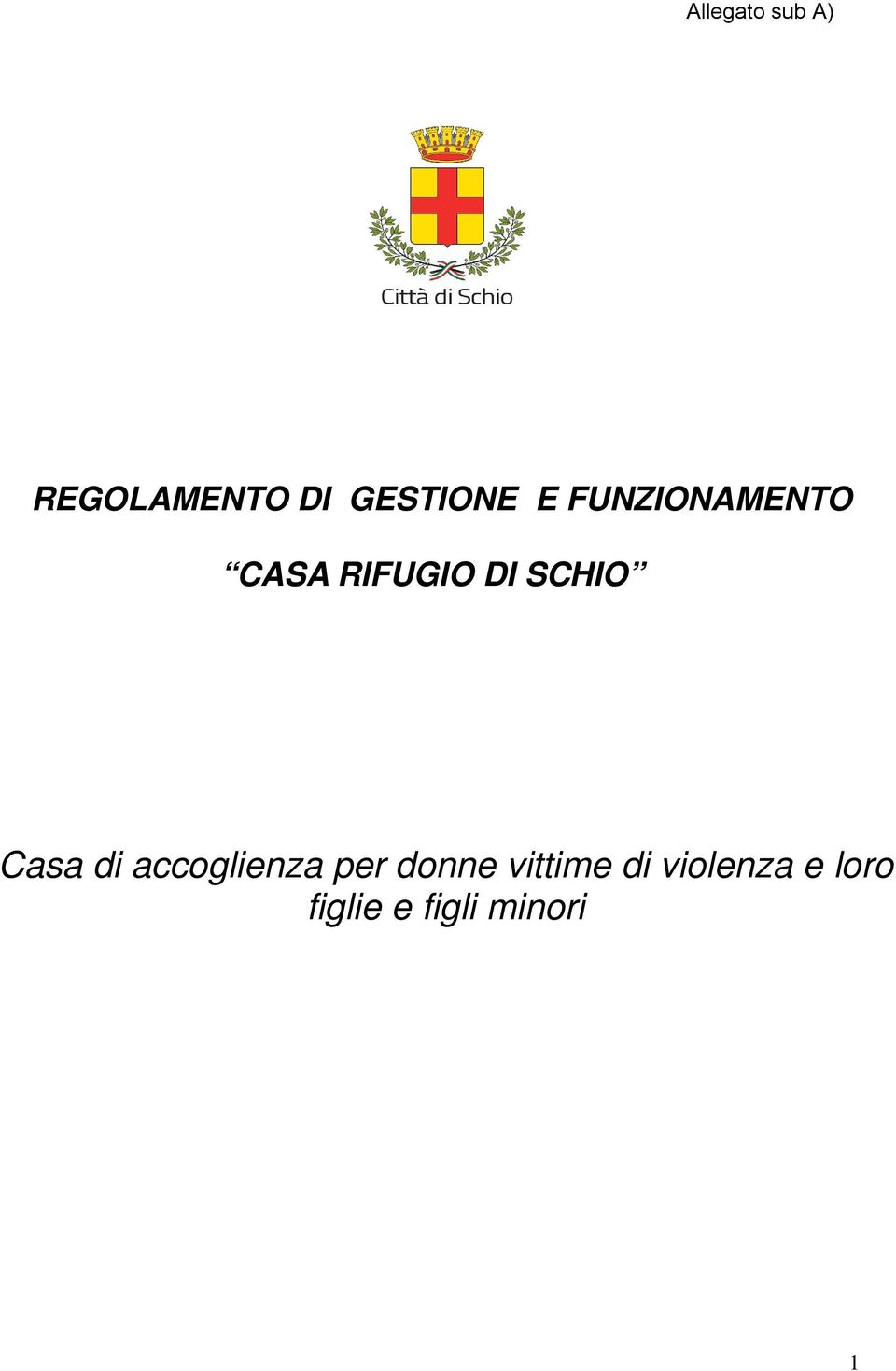 Casa di accoglienza per donne