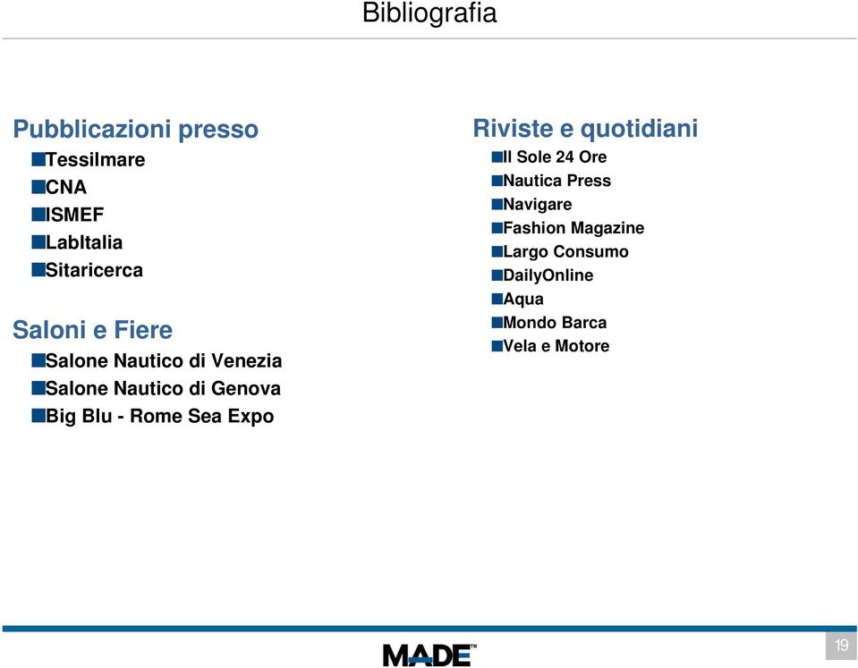 Genova Big Blu - Rome Sea Expo Riviste e quotidiani Il Sole 24 Ore Nautica