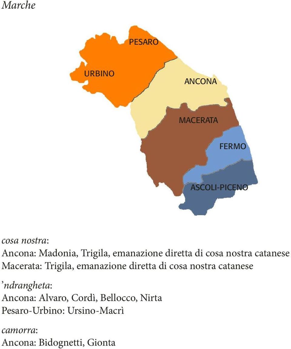 Trigila, emanazione diretta di cosa nostra catanese ndrangheta: Ancona: