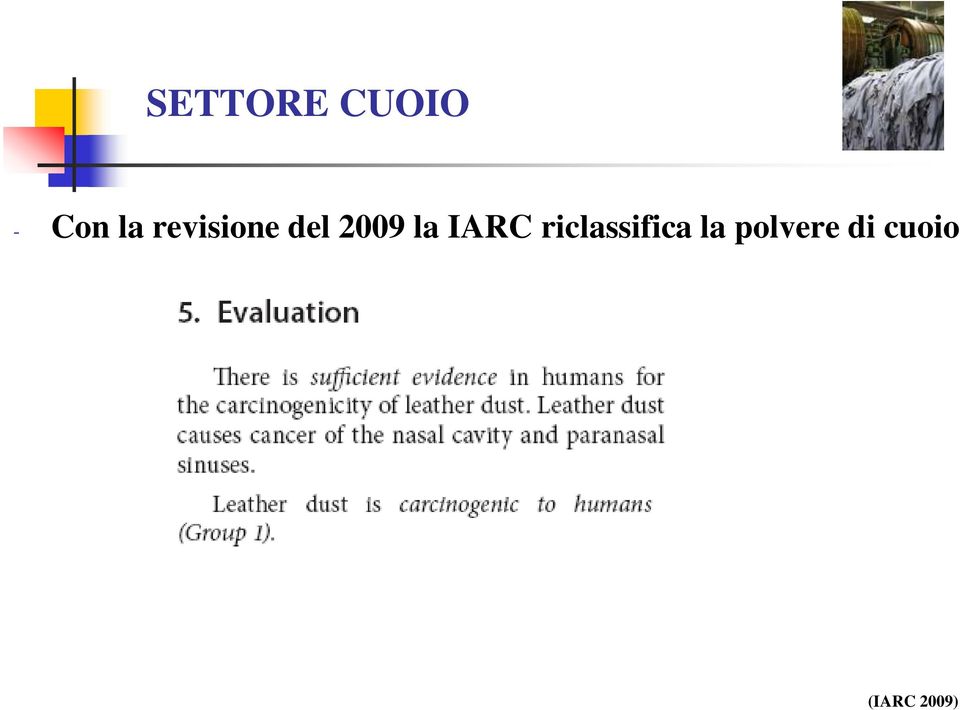 IARC riclassifica la