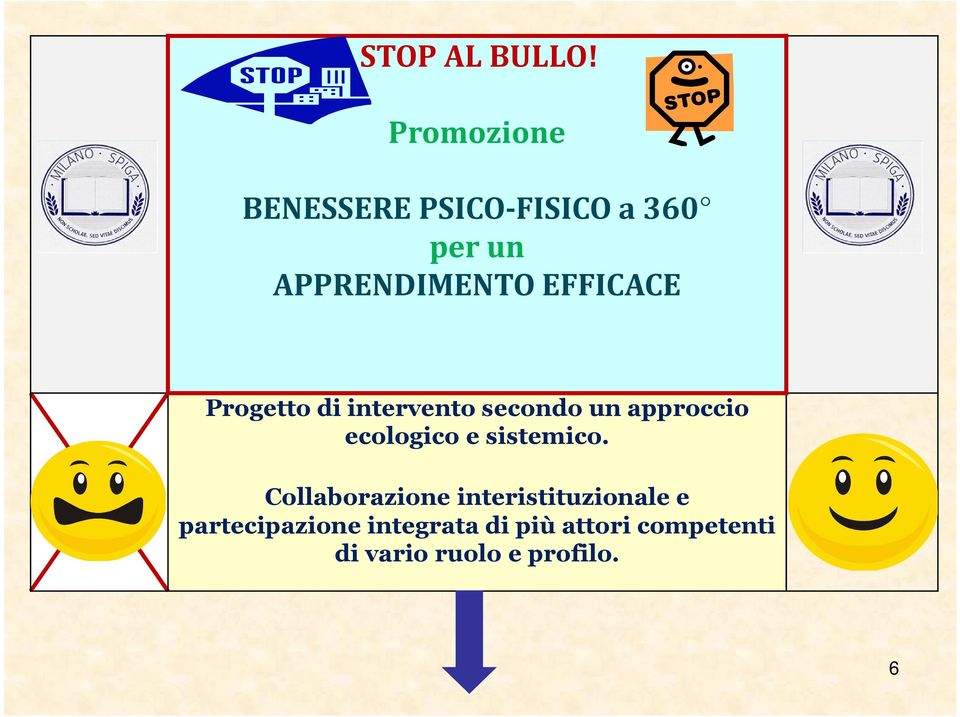 EFFICACE Progetto di intervento secondo un approccio ecologico e