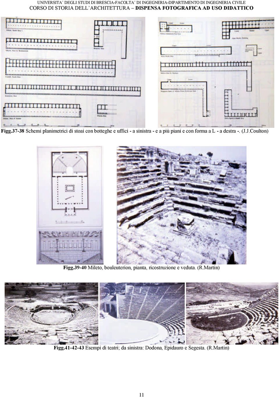 39-40 Mileto, bouleuterion, pianta, ricostruzione e veduta. (R.