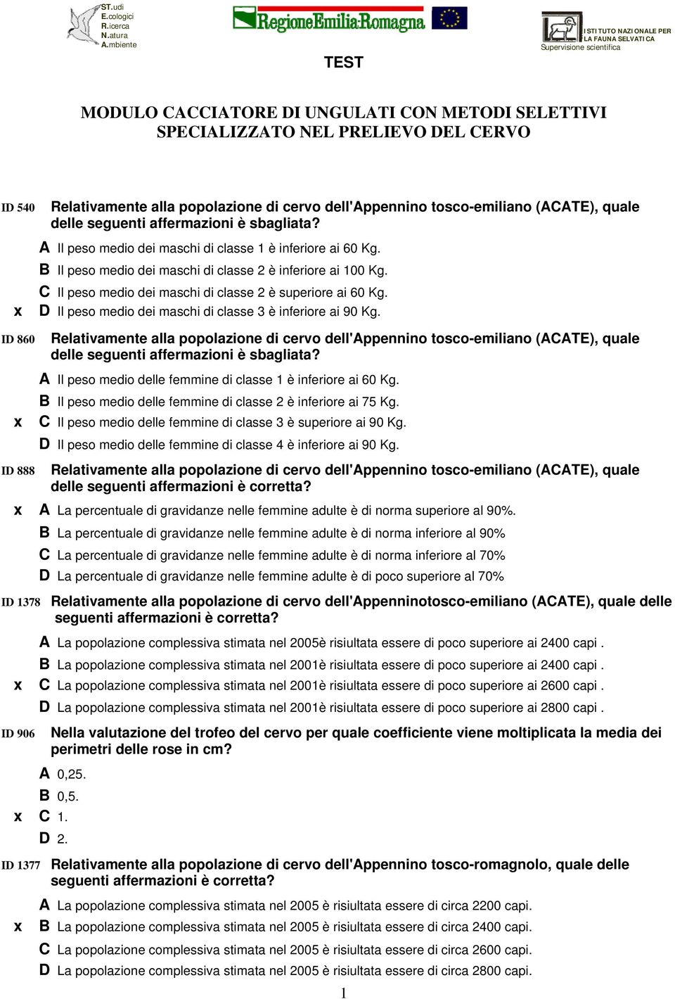 C Il peso medio dei maschi di classe 2 è superiore ai 60 Kg. D Il peso medio dei maschi di classe 3 è inferiore ai 90 Kg.