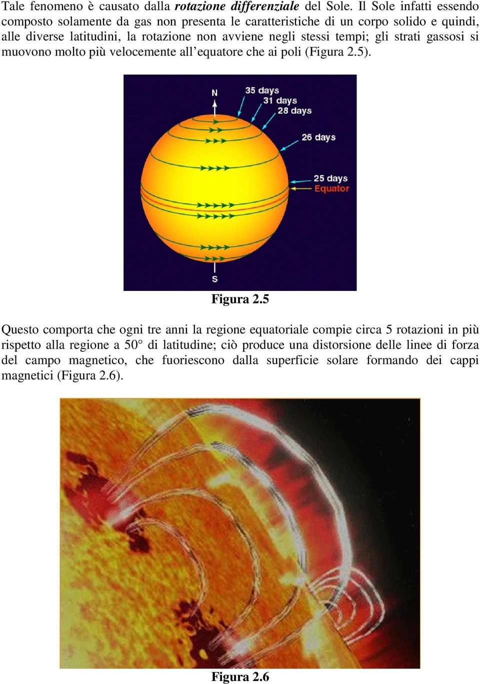 negli stessi tempi; gli strati gassosi si muovono molto più velocemente all equatore che ai poli (Figura 2.5). Figura 2.