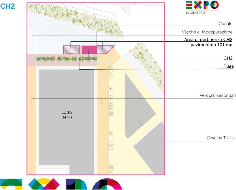 pertinenza CH2 pavimentata 101 mq