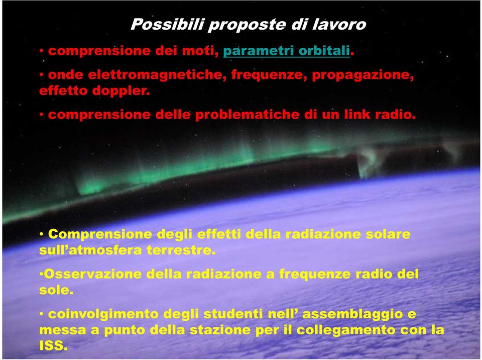 comprensione delle problematiche di un link radio.