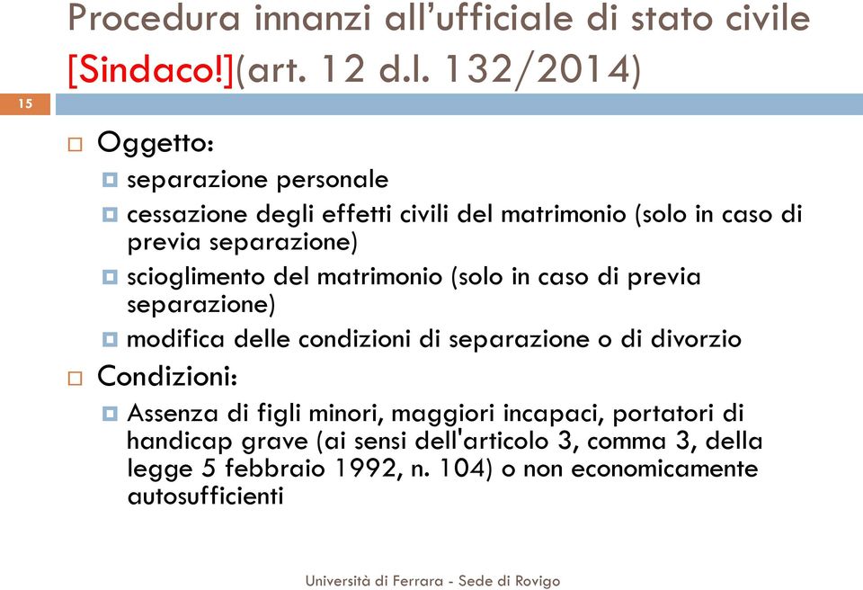 di stato civile