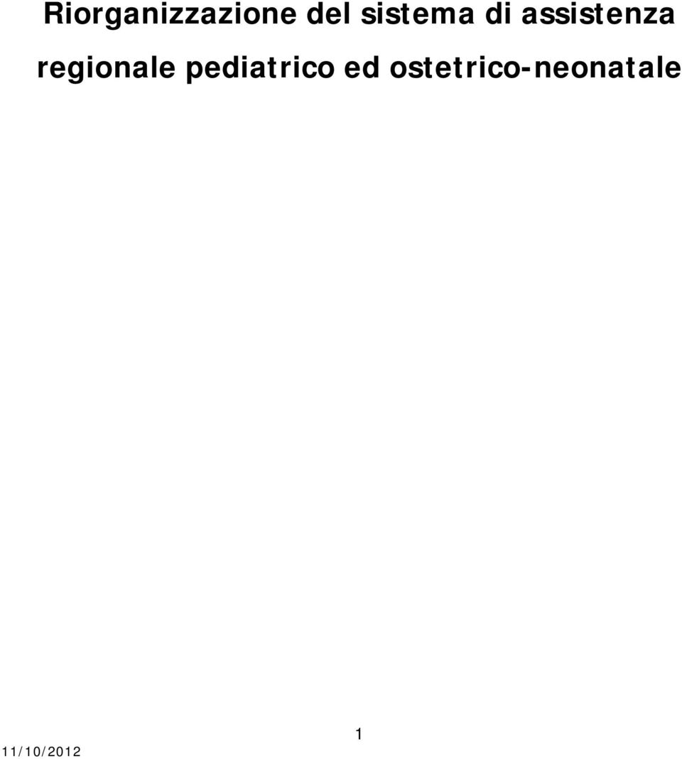 regionale pediatrico