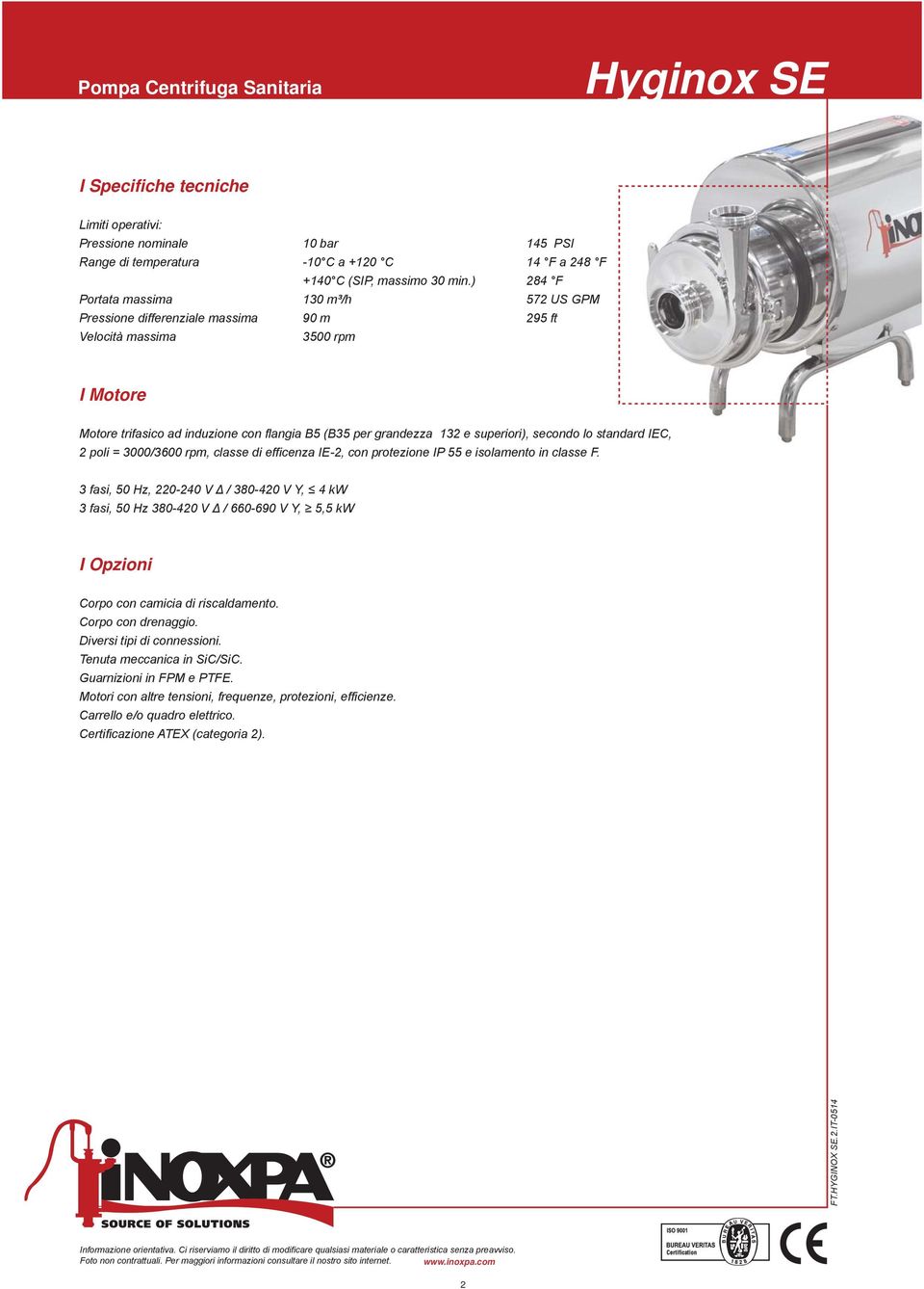 IE, poli = 000/0 rpm, classe di efficenza IE-, con protezione IP e isolamento in classe F.