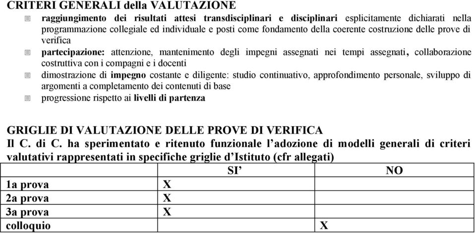 docenti dimostrazione di impegno costante e diligente: studio continuativo, approfondimento personale, sviluppo di argomenti a completamento dei contenuti di base progressione rispetto ai livelli di