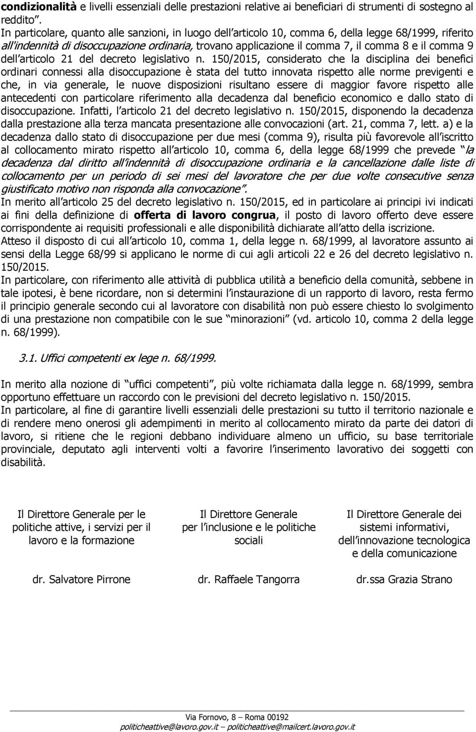 comma 9 dell articolo 21 del decreto legislativo n.