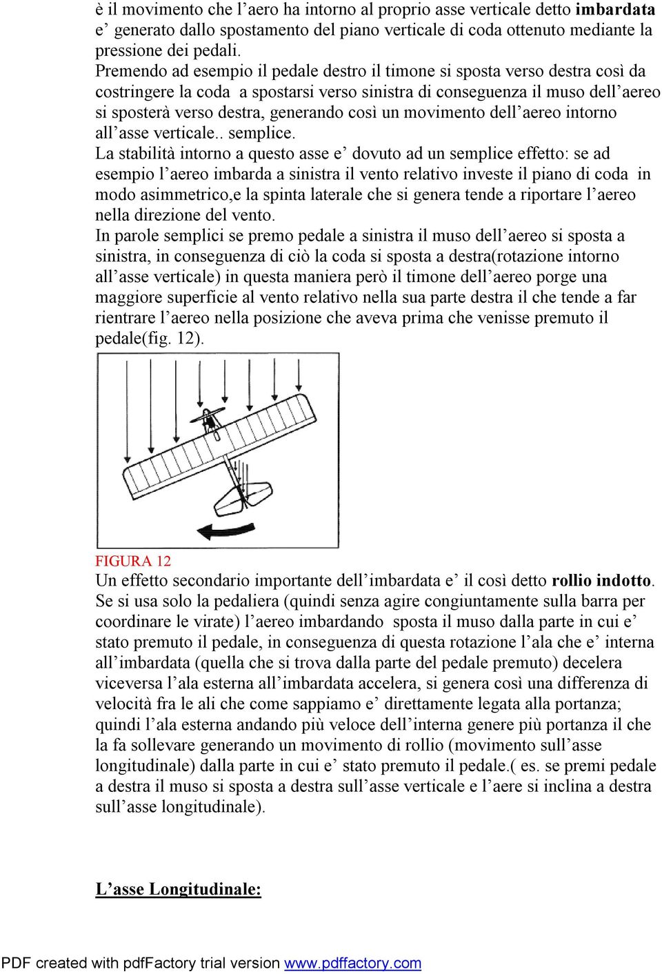 un movimento dell aereo intorno all asse verticale.. semplice.