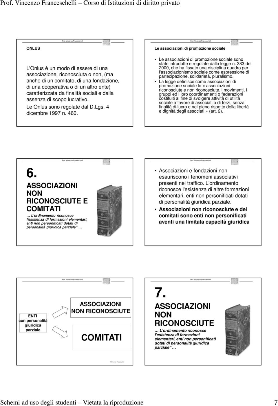 Le associazioni di promozione sociale Le associazioni di promozione sociale sono state introdotte e regolate dalla legge n.