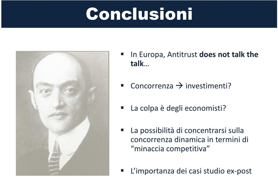 La possibilità di concentrarsi sulla concorrenzadinamicain