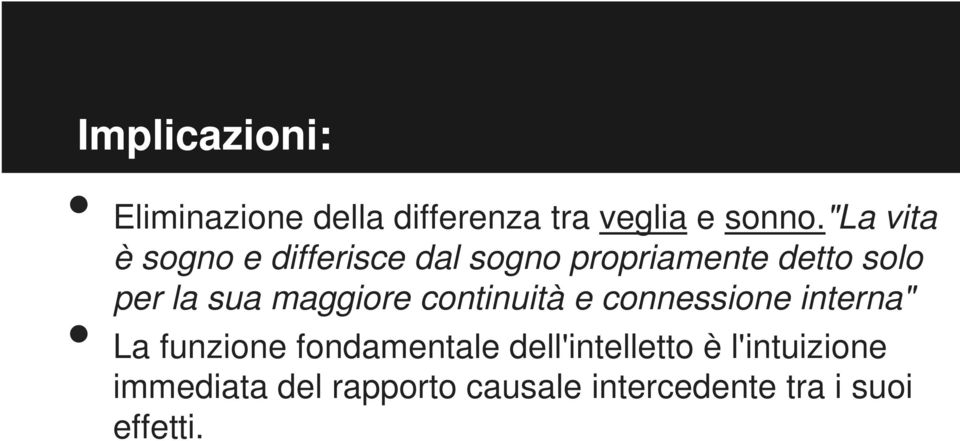 maggiore continuità e connessione interna" La funzione fondamentale