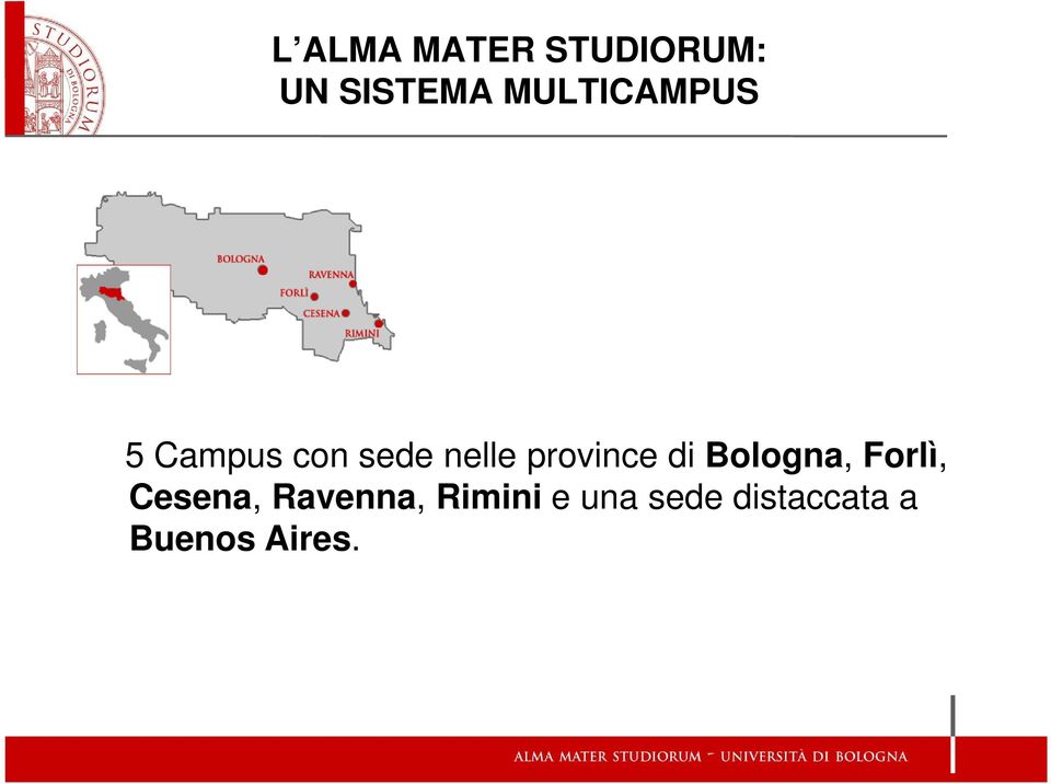 province di Bologna, Forlì, Cesena,