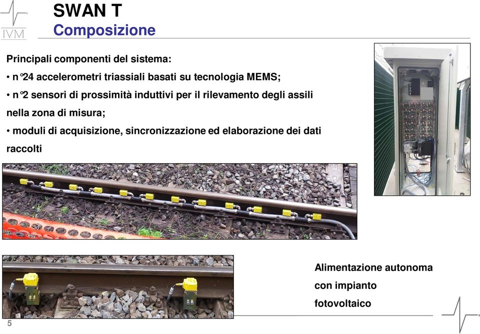 rilevamento degli assili nella zona di misura; moduli di acquisizione,