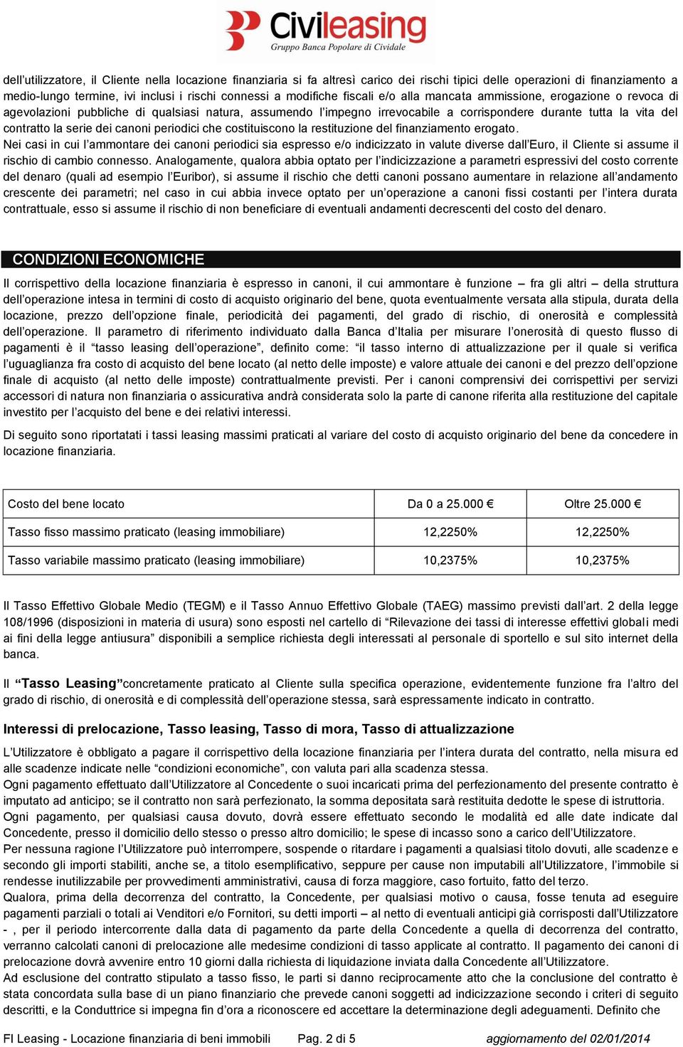 dei canoni periodici che costituiscono la restituzione del finanziamento erogato.