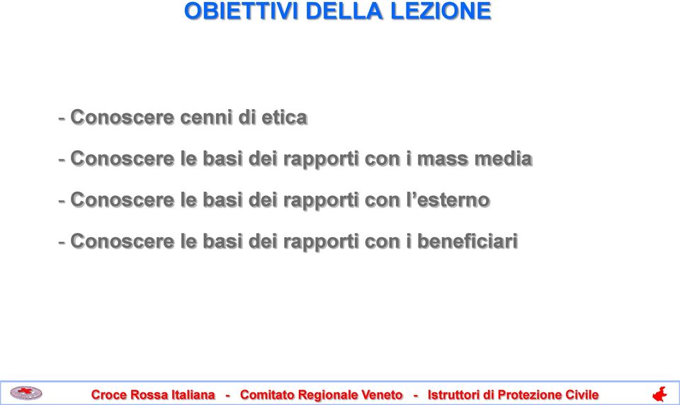 media - Conoscere le basi dei rapporti con l