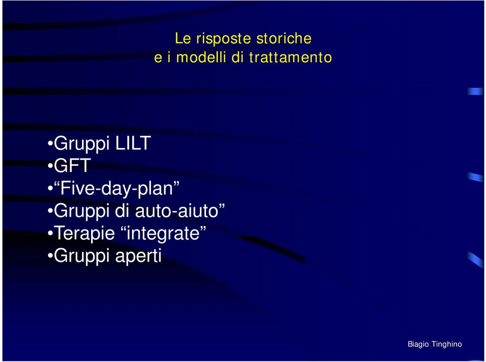 Five-day-plan Gruppi di auto-aiuto