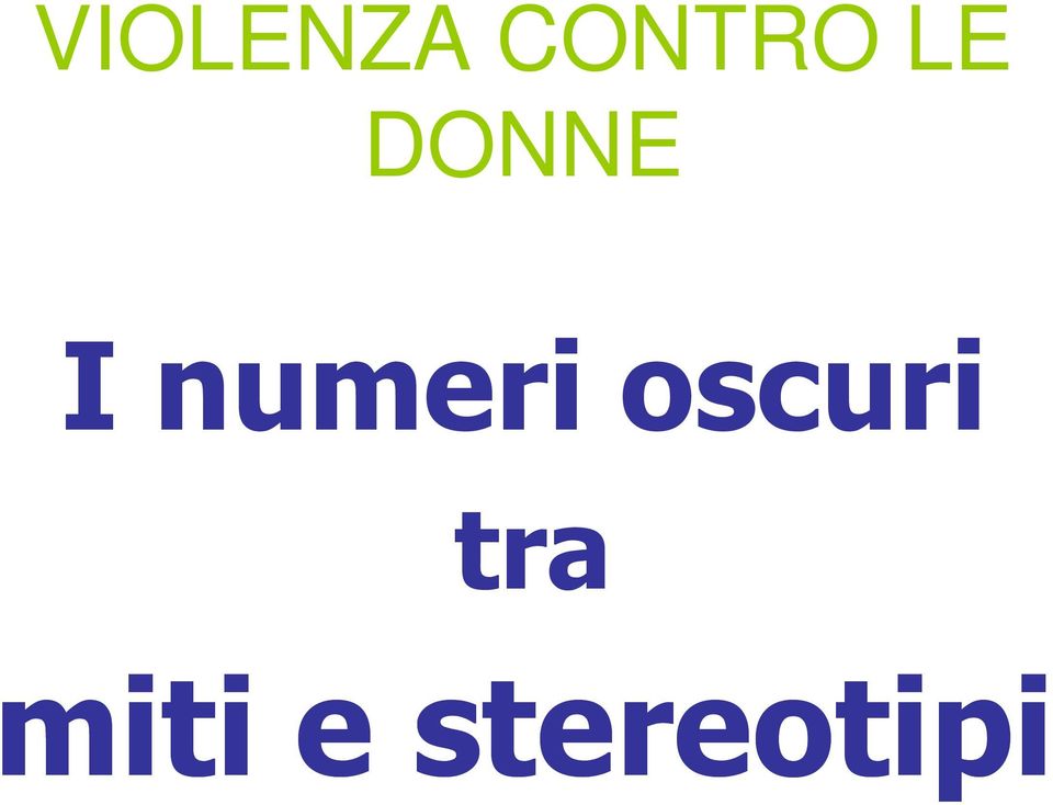 numeri oscuri