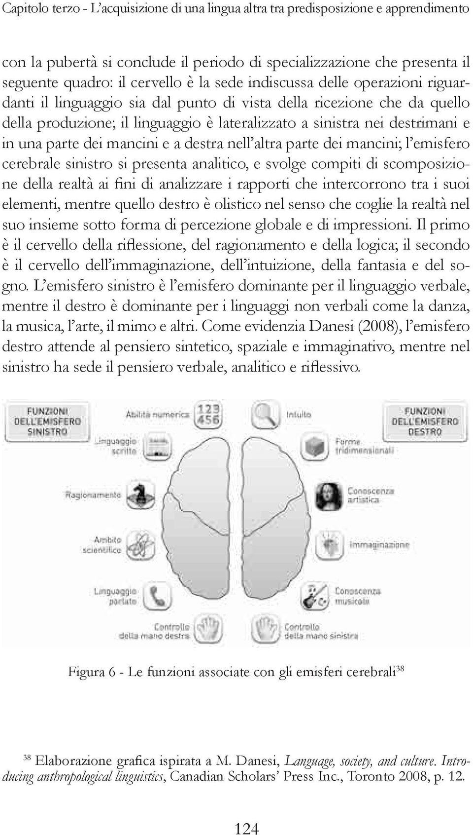 presenta analitico, e svolge compiti di scomposizione della realtà ai fini di analizzare i rapporti che intercorrono tra i suoi elementi, mentre quello destro è olistico nel senso che coglie la