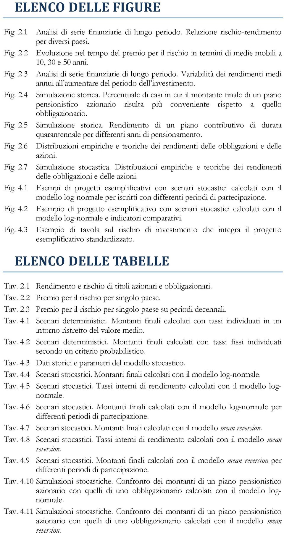 Variabilità dei rendimenti medi annui all aumentare del periodo dell investimento. Simulazione storica.