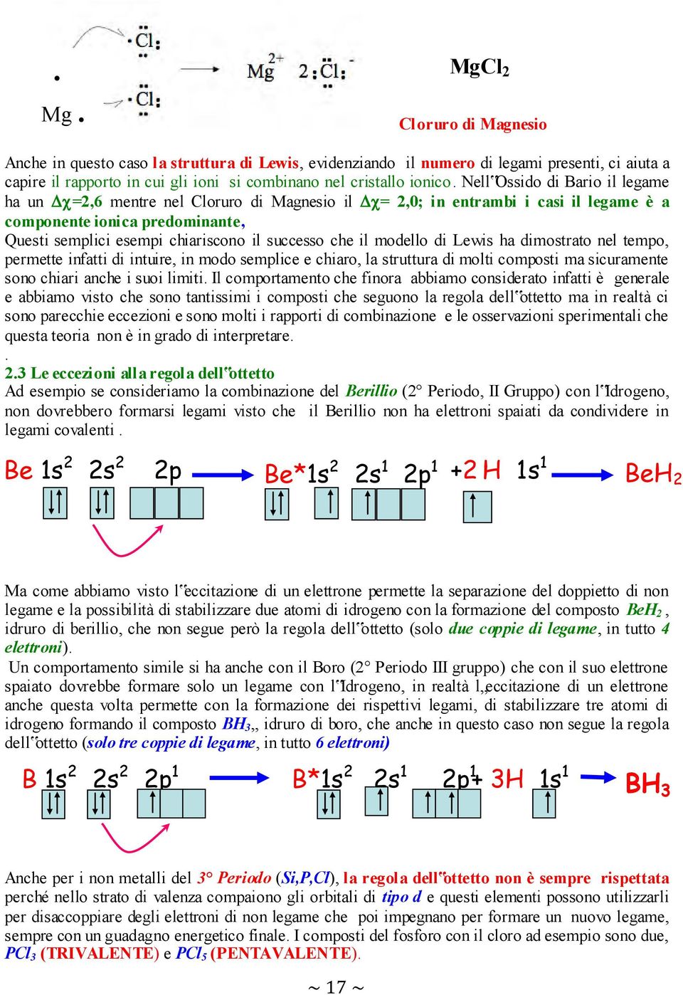 il modello di Lewis ha dimostrato nel tempo, permette infatti di intuire, in modo semplice e chiaro, la struttura di molti composti ma sicuramente sono chiari anche i suoi limiti.