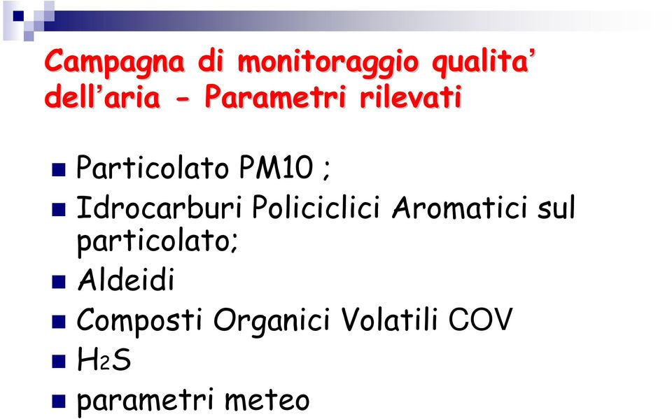 Idrocarburi Policiclici Aromatici sul