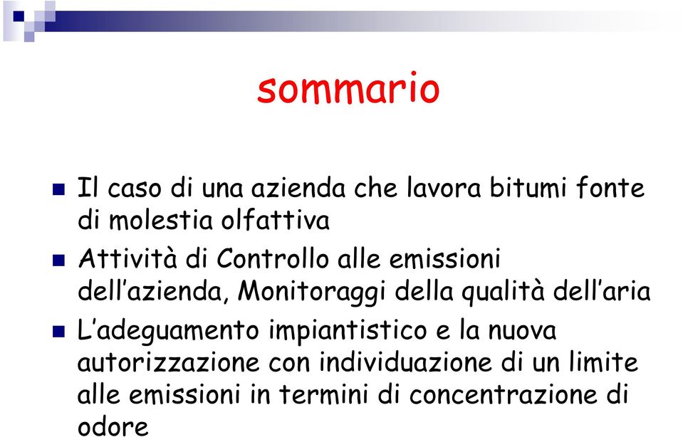 della qualità dell aria L adeguamento impiantistico e la nuova