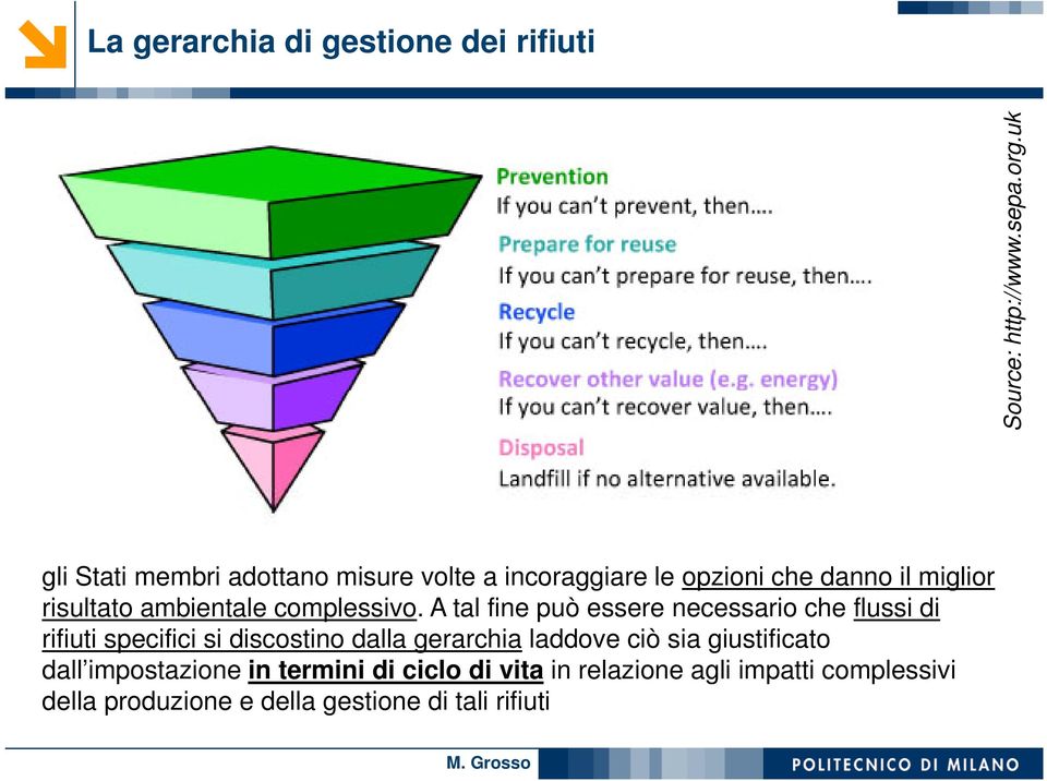 risultato ambientale complessivo.