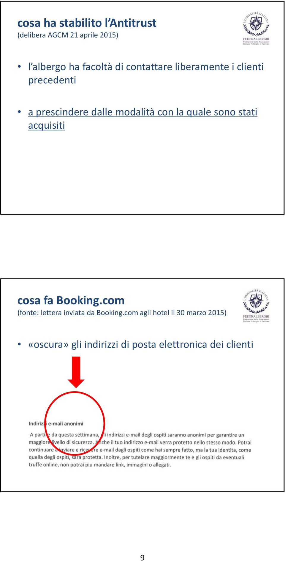 quale sono stati acquisiti cosa fa Booking.com (fonte: lettera inviata da Booking.