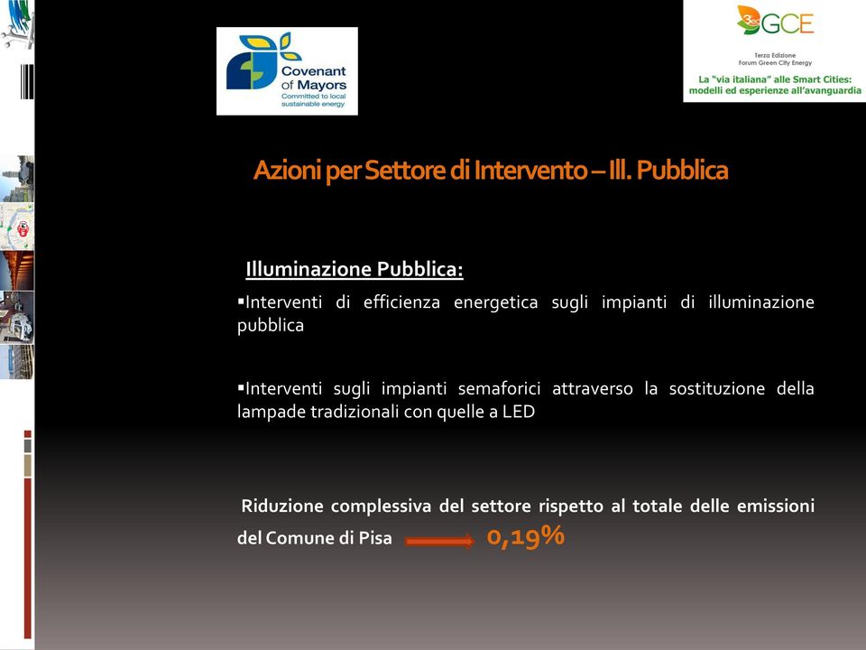 illuminazione pubblica Interventi sugli impianti semaforici attraverso la sostituzione