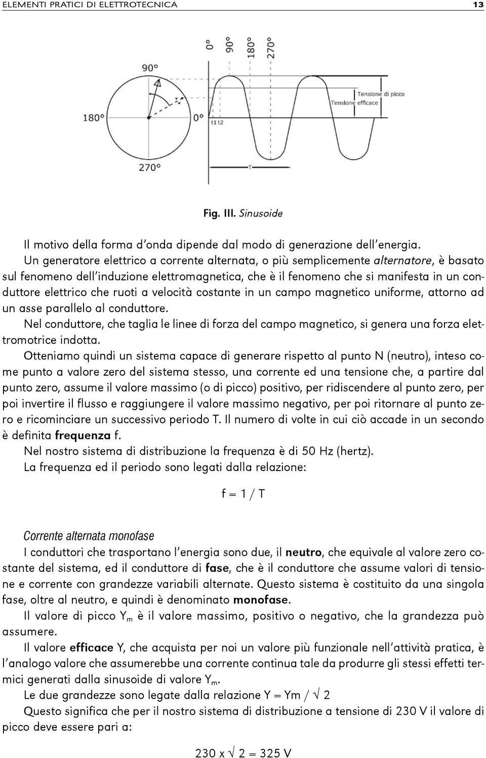 ruoti a velocità costante in un campo magnetico uniforme, attorno ad un asse parallelo al conduttore.