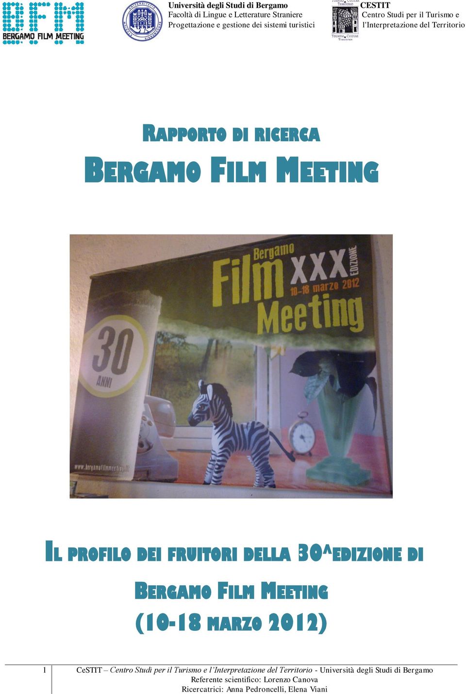 FILM MEETING (10-18 MARZO 2012) 1 CeSTIT l