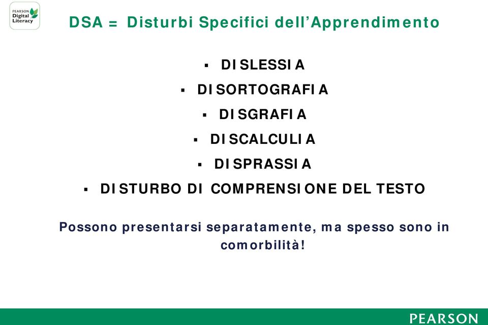 DISPRASSIA DISTURBO DI COMPRENSIONE DEL TESTO