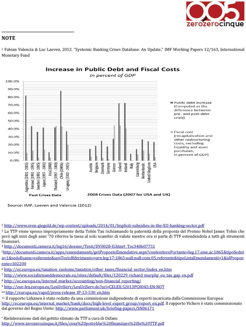 pdf 3 La TTF viene spesso impropriamente detta Tobin Tax richiamando la paternità della proposta del Premio Nobel James Tobin che però agli inizi degli anni 70 riferiva la tassa al solo scambio di