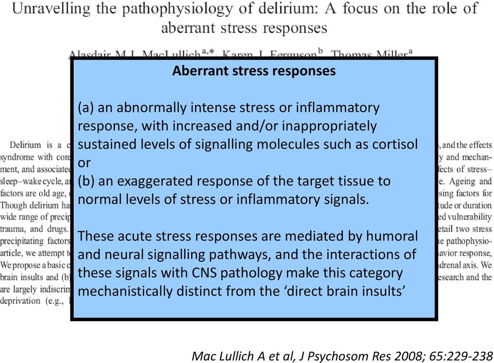 inflammatory signals.