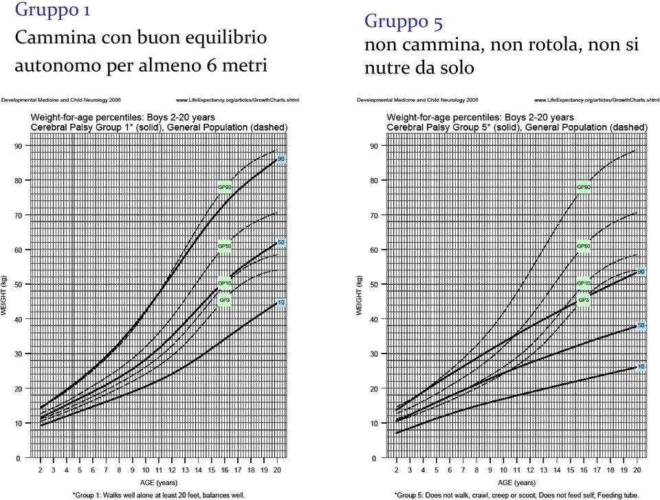 almeno 6 metri Gruppo 5 non