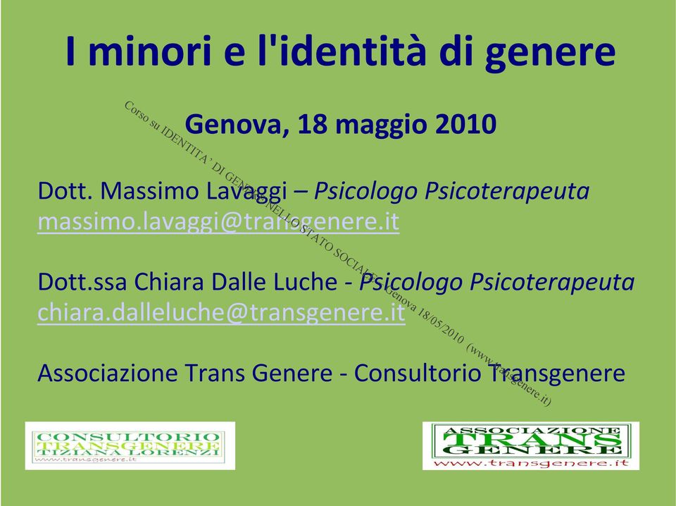 lavaggi@transgenere.it Dott.