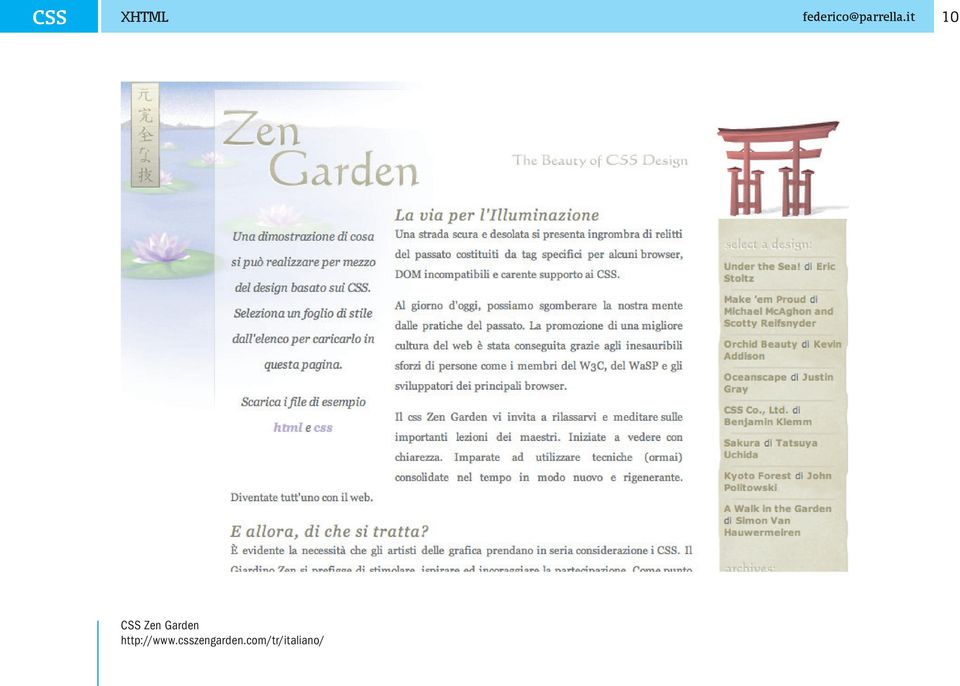 it 10 CSS Zen Garden