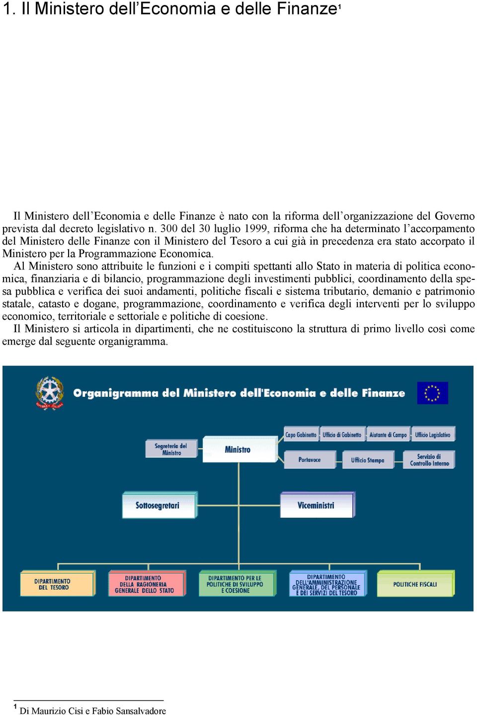 Programmazione Economica.