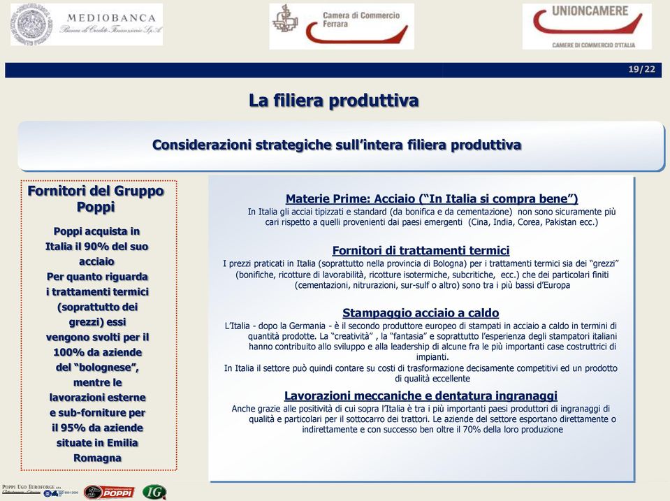 Acciaio ( In Italia si compra bene ) In Italia gli acciai tipizzati e standard (da bonifica e da cementazione) non sono sicuramente più cari rispetto a quelli provenienti dai paesi emergenti (Cina,