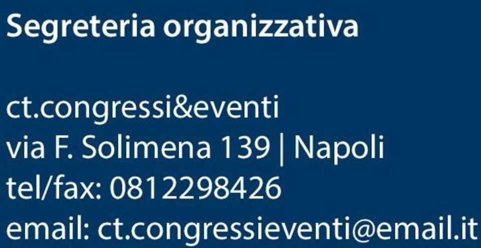 Solimena 139 Napoli tel/fax: