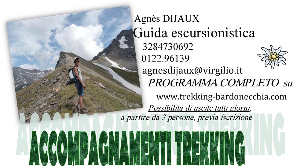 it PROGRAMMA COMPLETO su www.trekking-bardonecchia.
