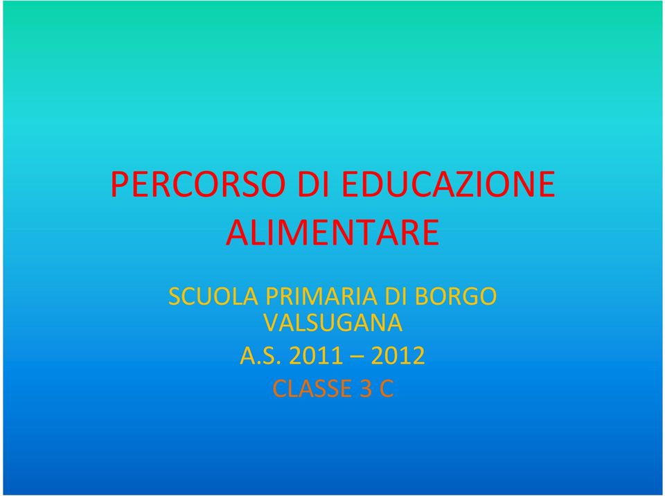 PRIMARIA DI BORGO