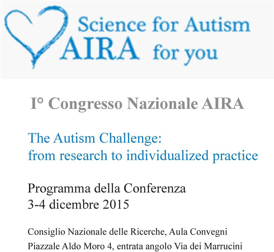 Conferenza 3-4 dicembre 2015 Consiglio Nazionale delle