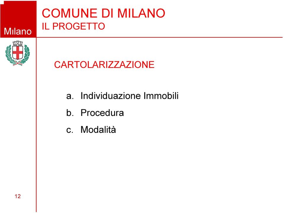 CARTOLARIZZAZIONE a.