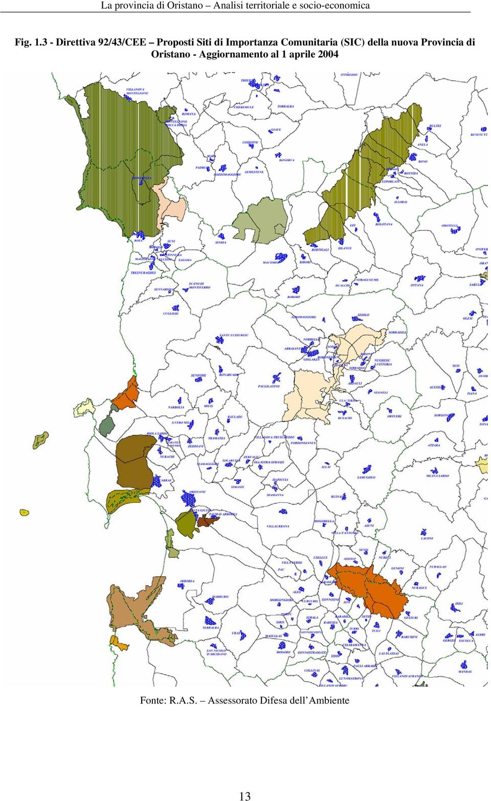 Importanza Comunitaria (SIC) della nuova