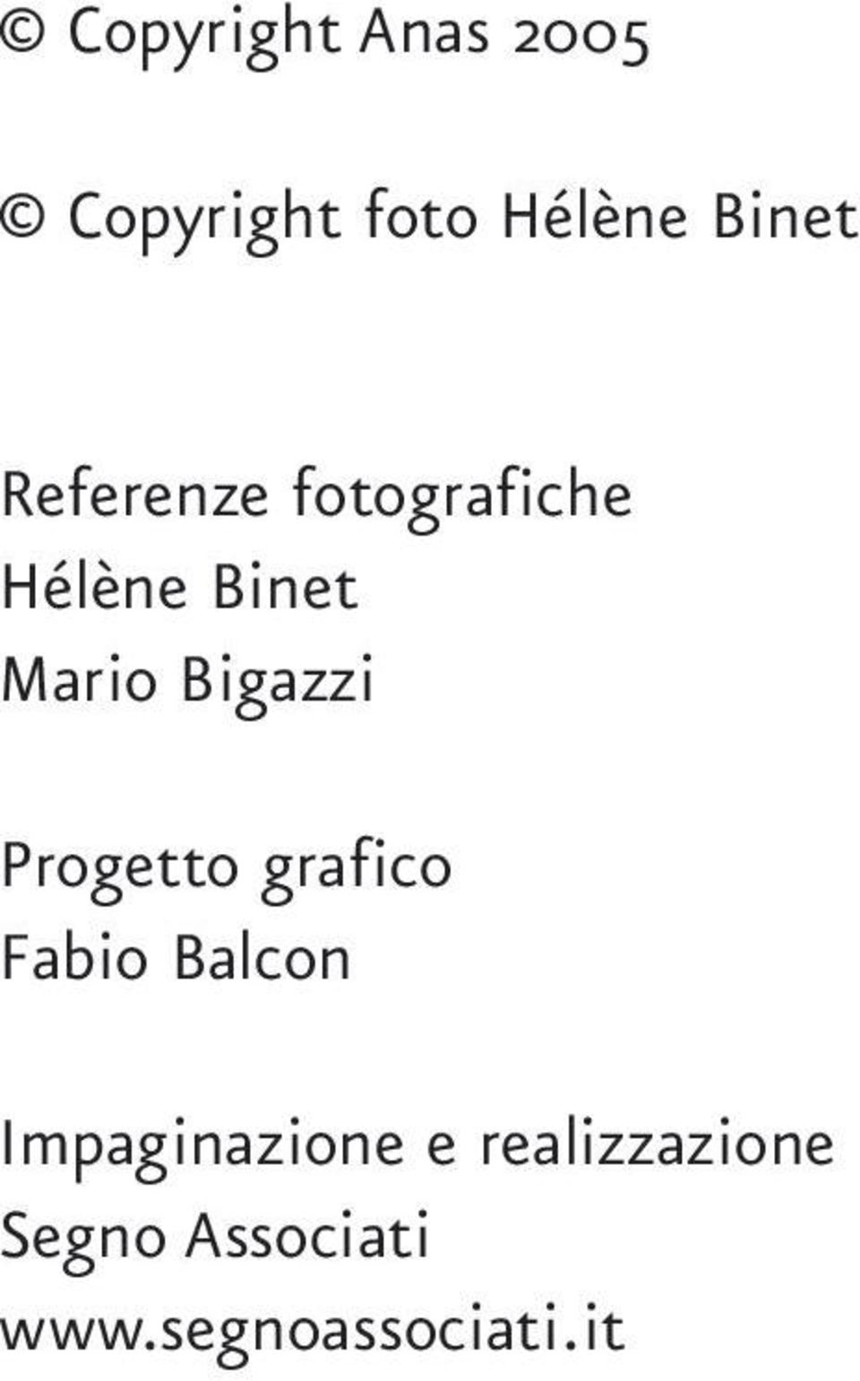 Bigazzi Progetto grafico Fabio Balcon